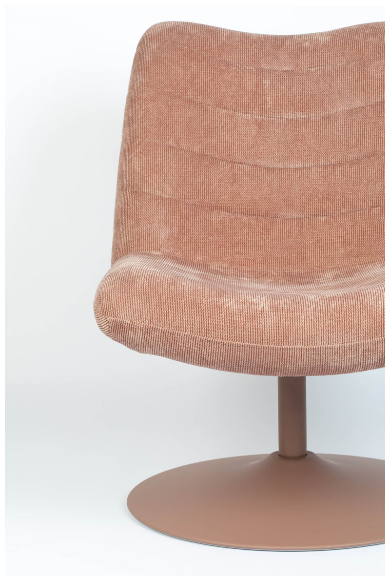 Zuiver Lounge Sessel BUBBA Pink drehbar