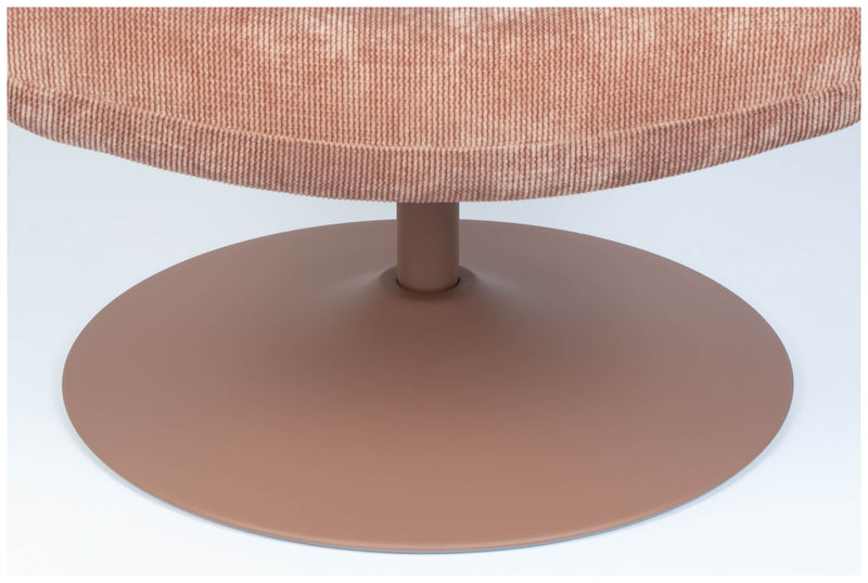 Zuiver Lounge Sessel BUBBA Pink drehbar
