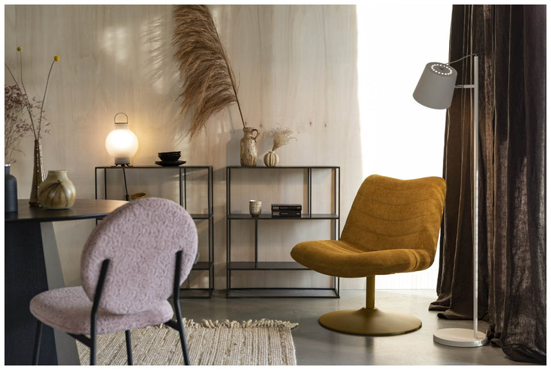 Zuiver Lounge Sessel BUBBA Ocker drehbar