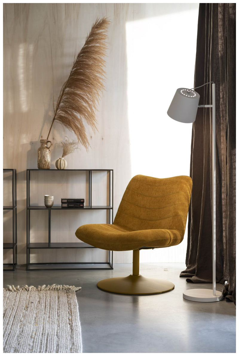 Zuiver Lounge Sessel BUBBA Ocker drehbar