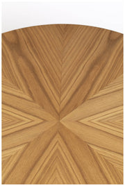 Couchtisch FABIO NATURAL Ø 80 Eiche furniert lackiert