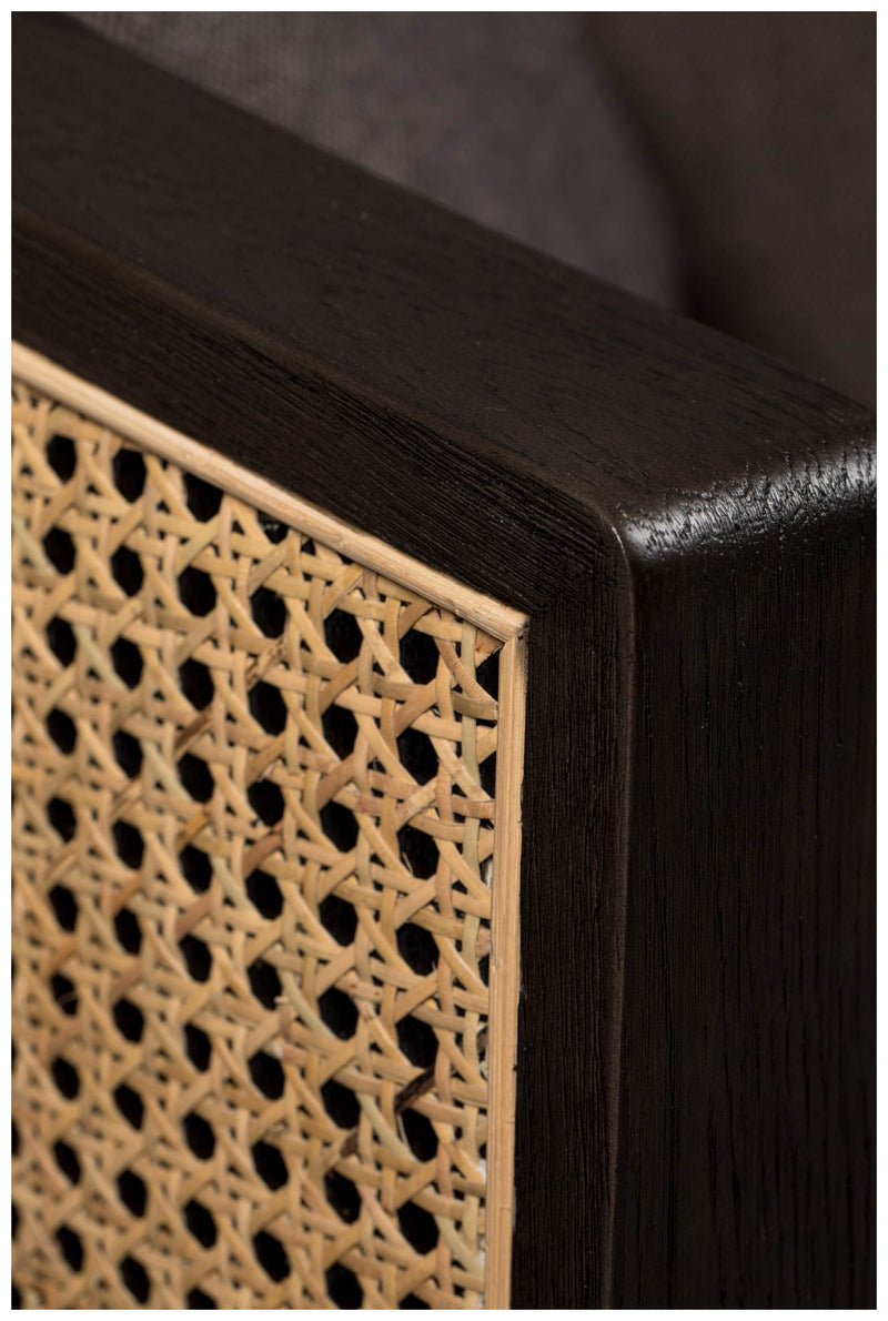 Drehbarer Lounge Sessel AMARON Natur und Grau von DutchBone
