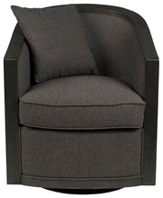 Drehbarer Lounge Sessel AMARON Natur und Grau von DutchBone