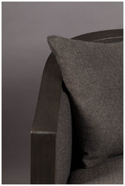 Drehbarer Lounge Sessel AMARON Natur und Grau von DutchBone