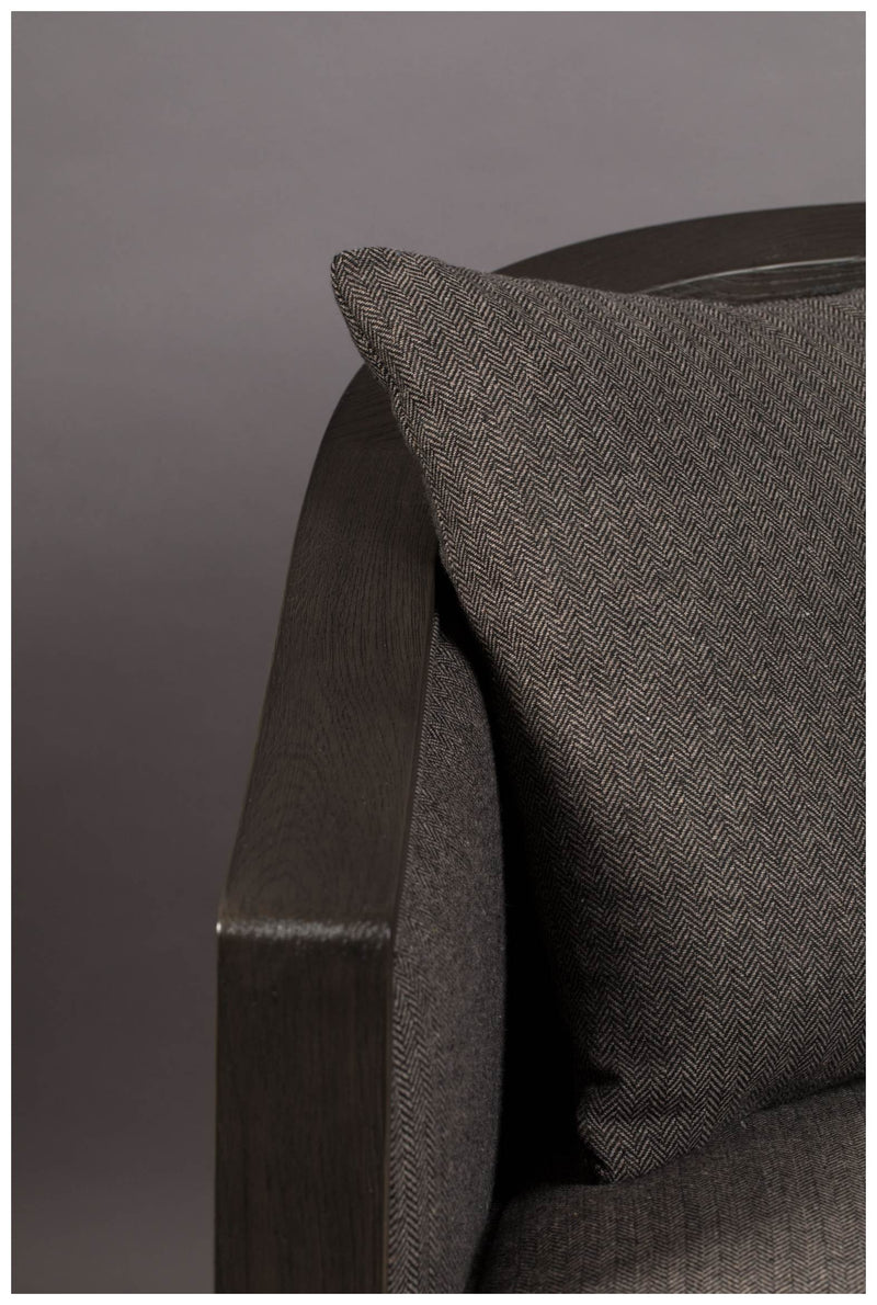 Drehbarer Lounge Sessel AMARON Natur und Grau von DutchBone