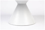 Runder Couchtisch FLOSS WHITE von Zuiver aus Aluminiumguss Ø 60 cm