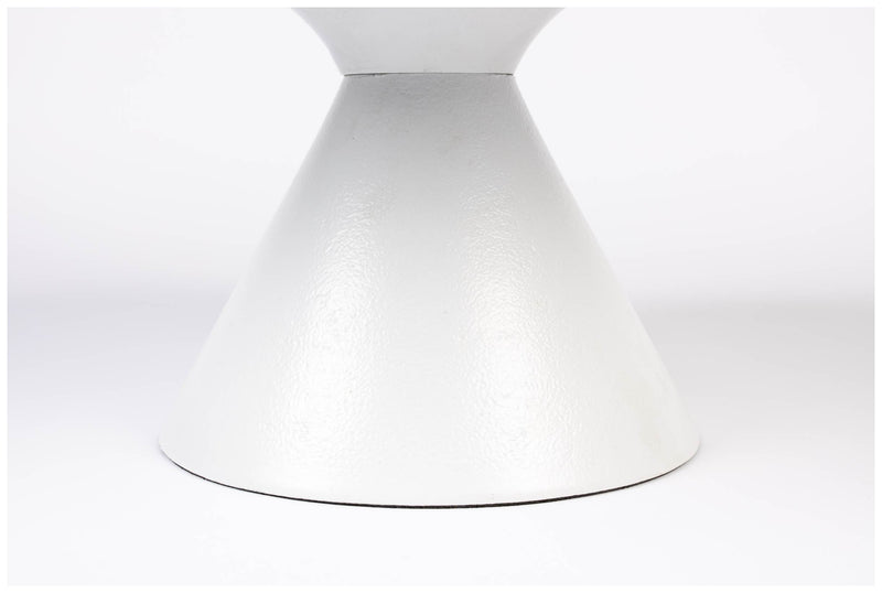 Runder Couchtisch FLOSS WHITE von Zuiver aus Aluminiumguss Ø 60 cm