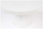Runder Couchtisch FLOSS WHITE von Zuiver aus Aluminiumguss Ø 60 cm