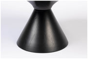 Runder Couchtisch FLOSS BLACK von Zuiver aus Aluminiumguss Ø 60 cm