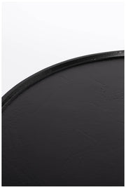 Runder Couchtisch FLOSS BLACK von Zuiver aus Aluminiumguss Ø 60 cm