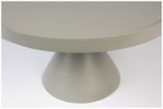 Runder Couchtisch FLOSS GREY von Zuiver aus Aluminiumguss Ø 60 cm