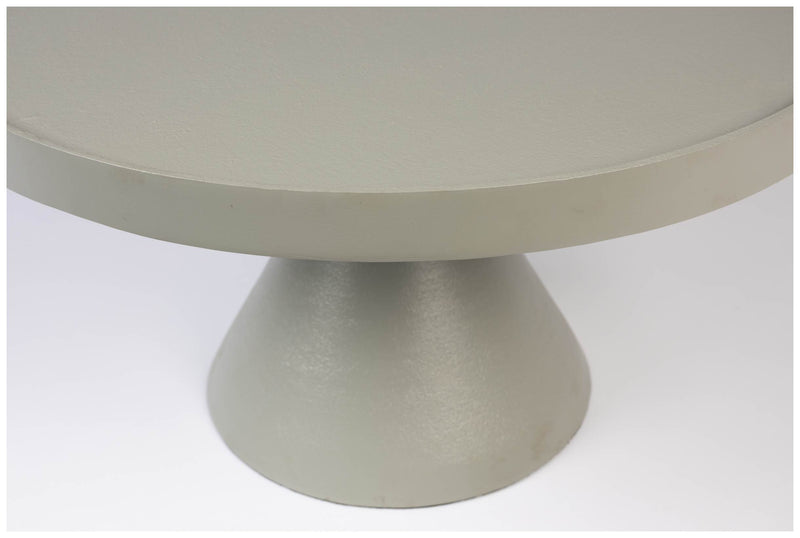 Runder Couchtisch FLOSS GREY von Zuiver aus Aluminiumguss Ø 60 cm