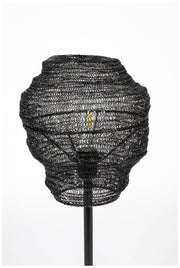 Tischleuchte LENA BLACK mit Mesh Schirm