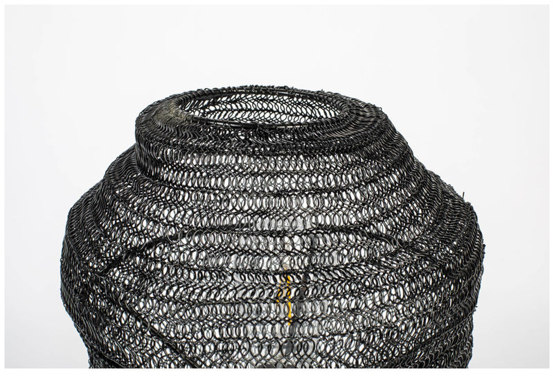 Tischleuchte LENA BLACK mit Mesh Schirm