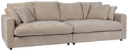Zuiver 3-sitzer Sofa SENSE NATURE Soft - Hellbeige