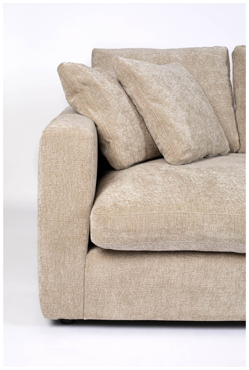 Zuiver 3-sitzer Sofa SENSE NATURE Soft - Hellbeige