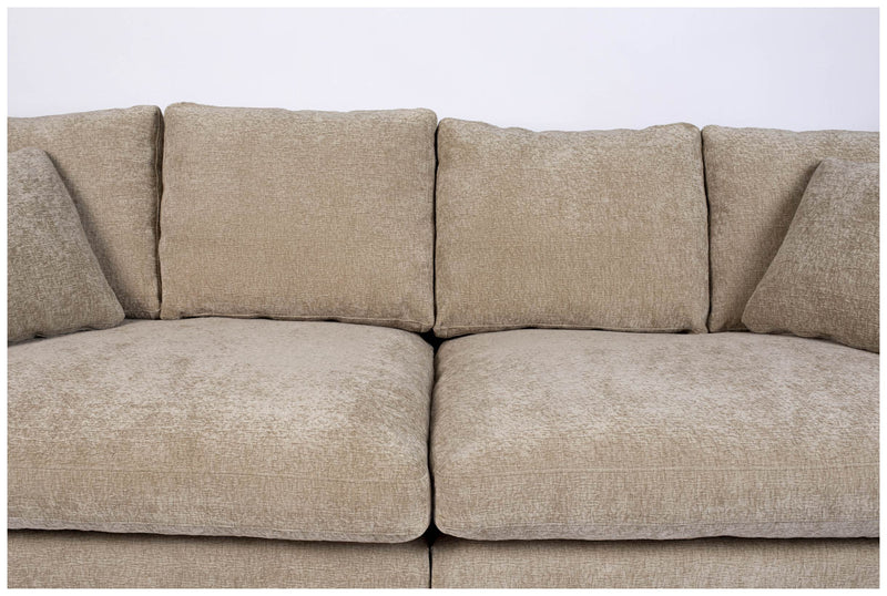 Zuiver 3-sitzer Sofa SENSE NATURE Soft - Hellbeige