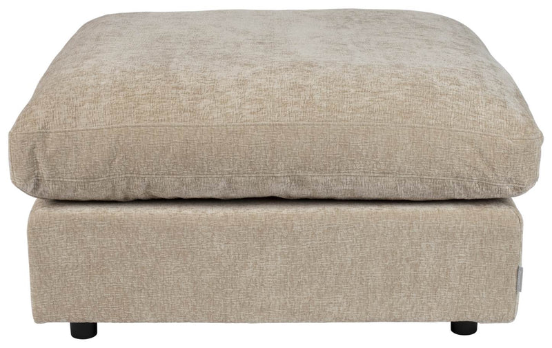 Hocker SENSE NATURE Soft von ZUIVER - Hellbeige