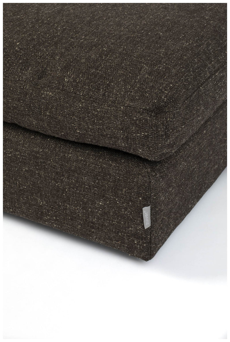 Hocker SENSE ESPRESSO Soft von ZUIVER - Dunkelbraun