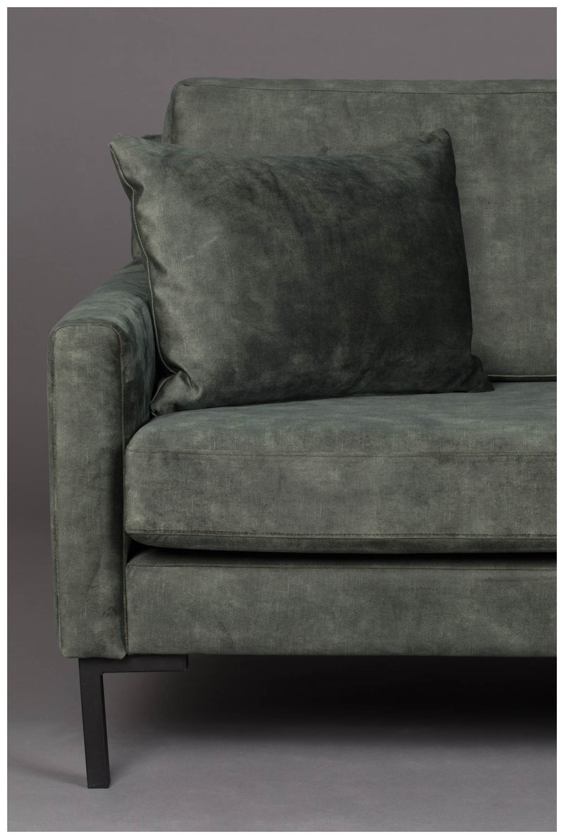 3-Sitzer Sofa HOUDA Samtstoff FOREST Grün von DUTCHBONE