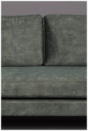 3-Sitzer Sofa HOUDA Samtstoff FOREST Grün von DUTCHBONE