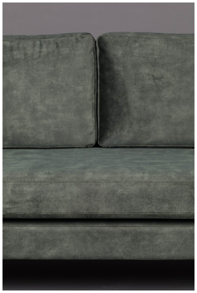 3-Sitzer Sofa HOUDA Samtstoff FOREST Grün von DUTCHBONE