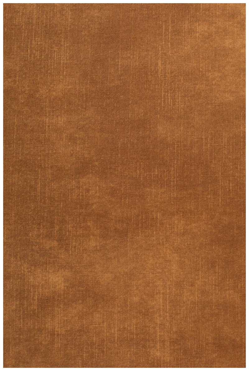 Hocker HOUDA Samtstoff CARAMEL Braun von DUTCHBONE