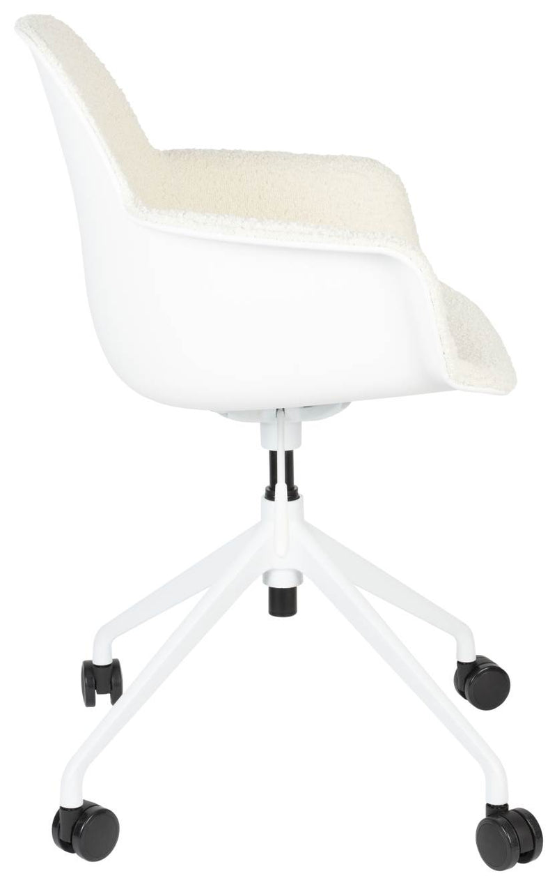 ALBERT KUIP OFFICE WHITE Bürostuhl mit Armlehne von ZUIVER