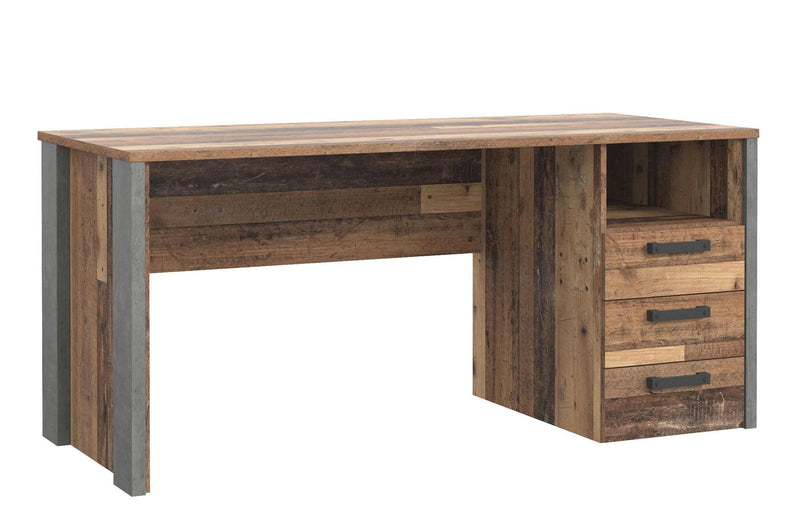 Schreibtisch Arbeitstisch CLIF 160 cm Optik Old Wood Vintage Forte