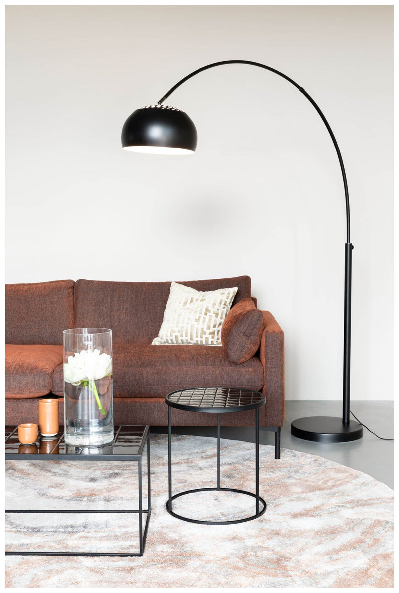 Bogenlampe Stehlampe METAL BOW SCHWARZ von Zuiver