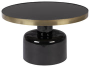 Couchtisch GLAM SCHWARZ von ZUIVER Ø 60 cm