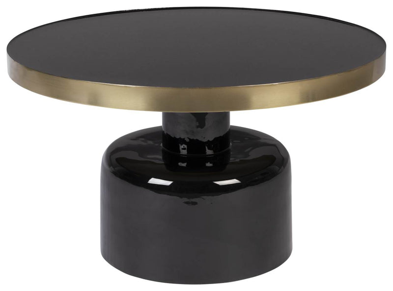 Couchtisch GLAM SCHWARZ von ZUIVER Ø 60 cm