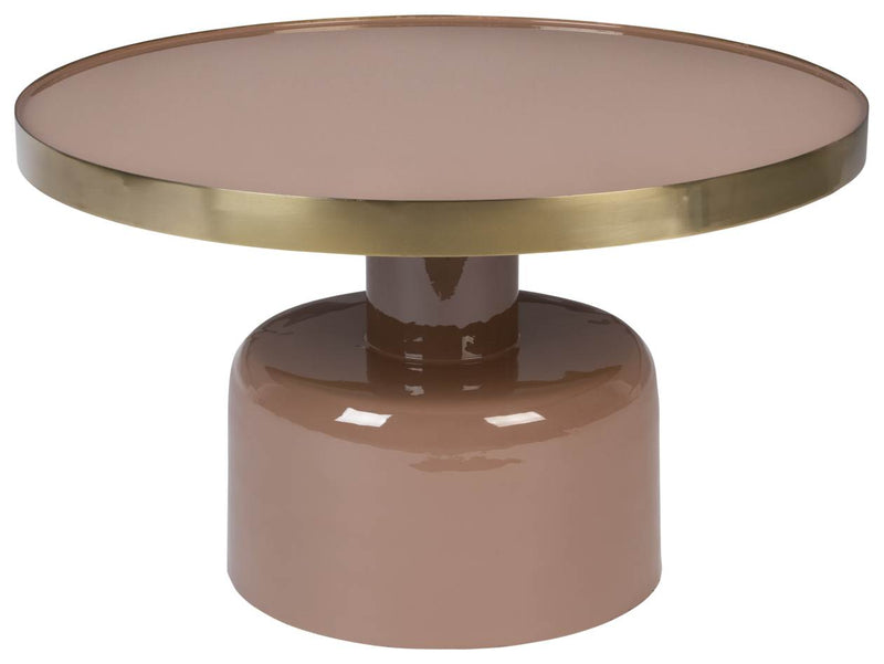 Couchtisch GLAM PINK von ZUIVER Ø 60 cm
