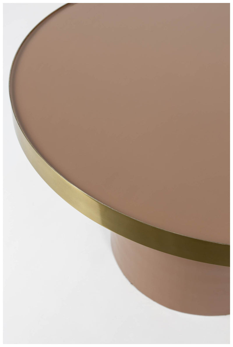 Couchtisch GLAM PINK von ZUIVER Ø 60 cm