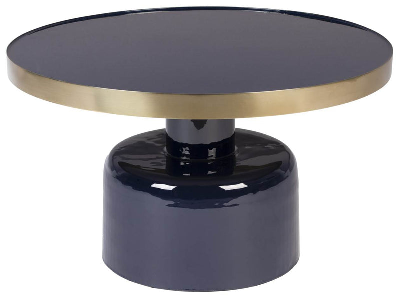 Couchtisch GLAM BLAU von ZUIVER Ø 60 cm