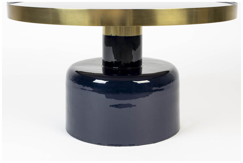 Couchtisch GLAM BLAU von ZUIVER Ø 60 cm