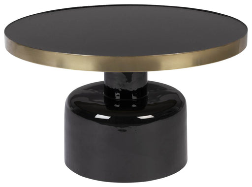 Couchtisch GLAM SCHWARZ von ZUIVER Ø 60 cm