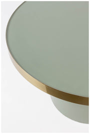 Couchtisch GLAM GRÜN von ZUIVER Ø 60 cm