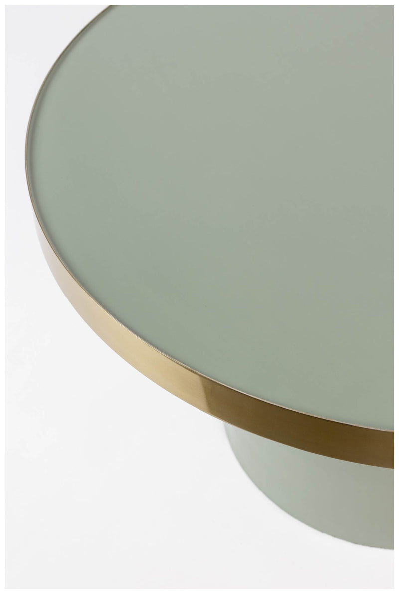 Couchtisch GLAM GRÜN von ZUIVER Ø 60 cm