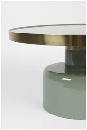 Couchtisch GLAM GRÜN von ZUIVER Ø 60 cm