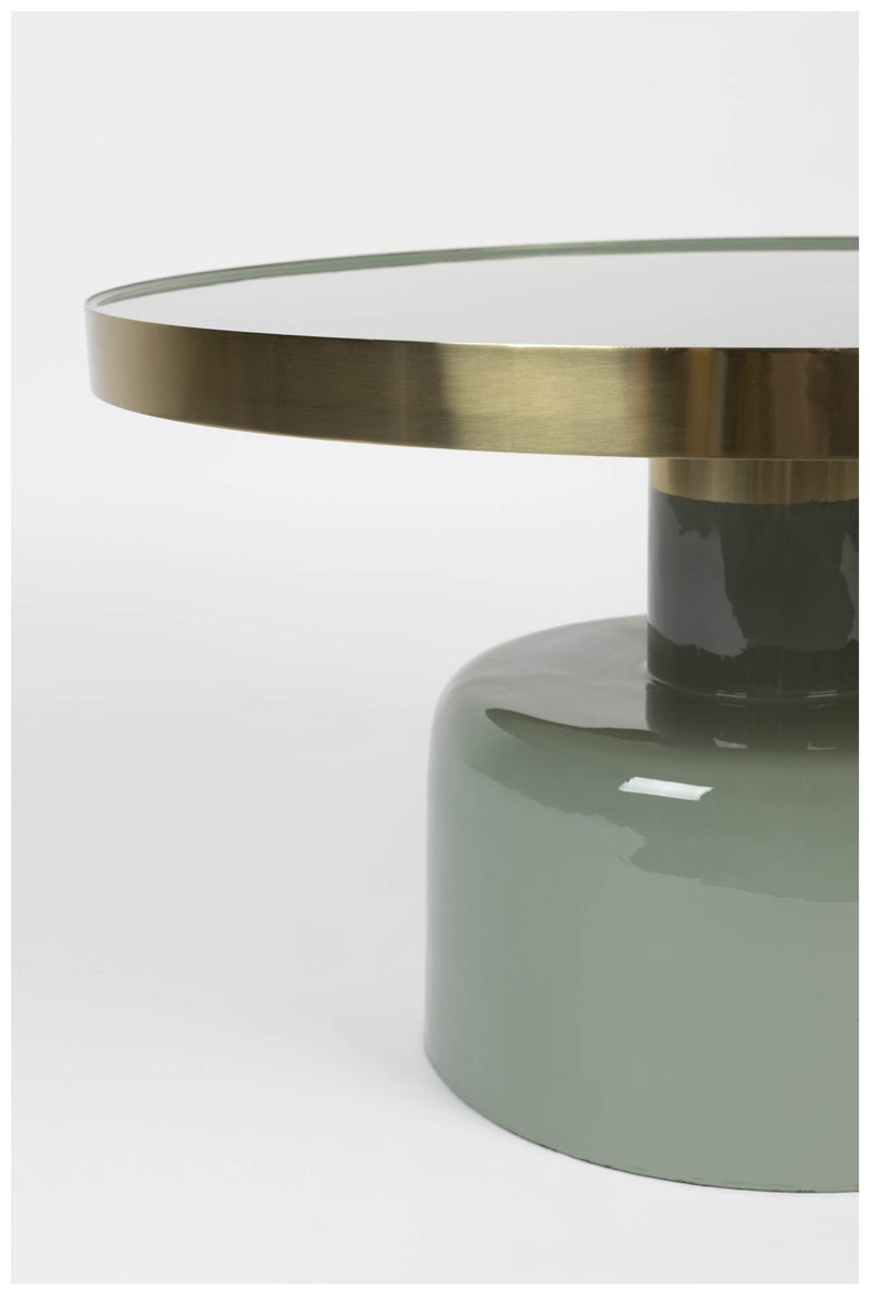 Couchtisch GLAM GRÜN von ZUIVER Ø 60 cm
