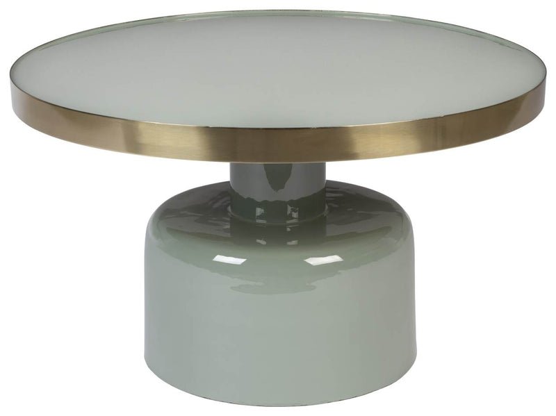 Couchtisch GLAM GRÜN von ZUIVER Ø 60 cm