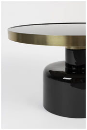 Couchtisch GLAM SCHWARZ von ZUIVER Ø 60 cm
