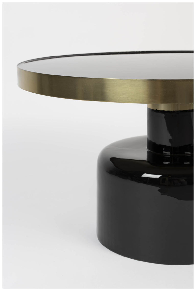Couchtisch GLAM SCHWARZ von ZUIVER Ø 60 cm