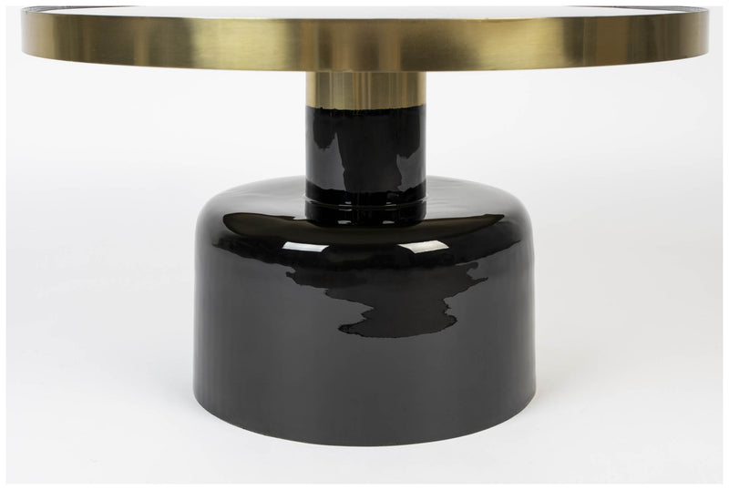Couchtisch GLAM SCHWARZ von ZUIVER Ø 60 cm