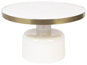 Couchtisch GLAM WEIß von ZUIVER Ø 60 cm
