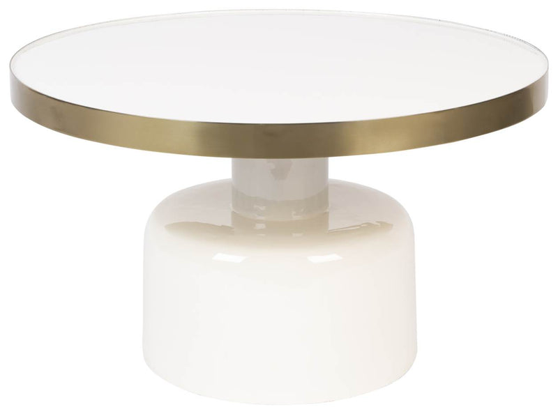 Couchtisch GLAM WEIß von ZUIVER Ø 60 cm