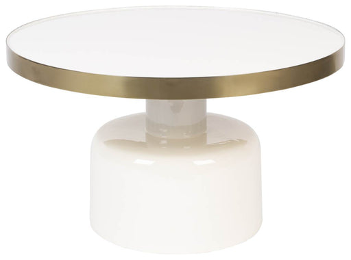 Couchtisch GLAM WEIß von ZUIVER Ø 60 cm