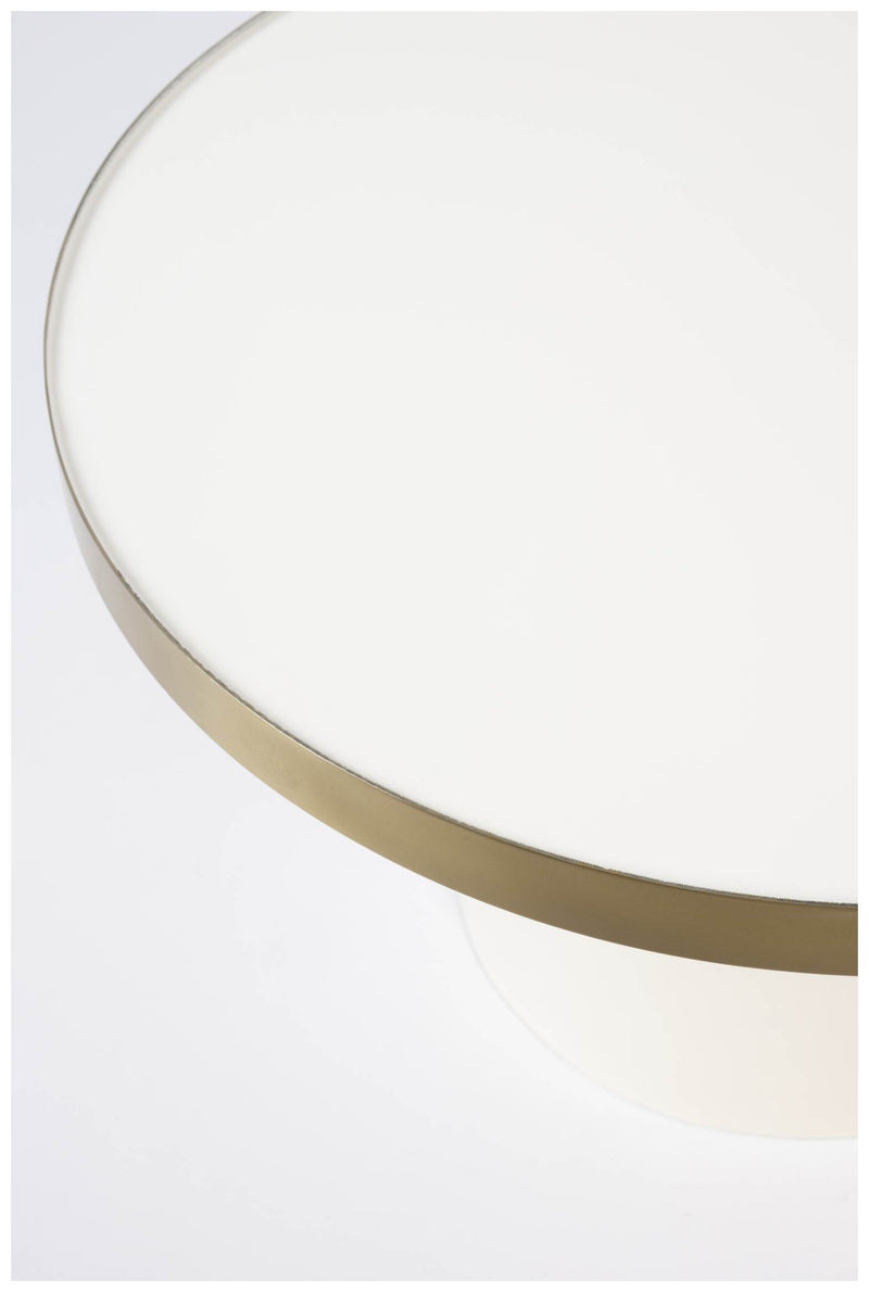 Couchtisch GLAM WEIß von ZUIVER Ø 60 cm