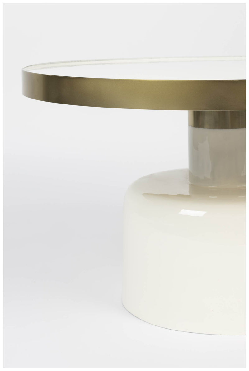 Couchtisch GLAM WEIß von ZUIVER Ø 60 cm